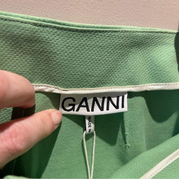 Ganni Cotton Suiting Pants - Picture 6 of 7